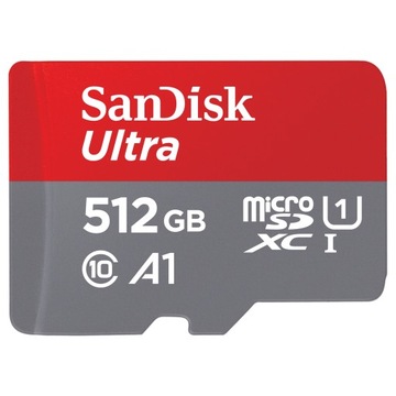 SanDisk Karta pamięci microSD Ultra 512GB +adapter