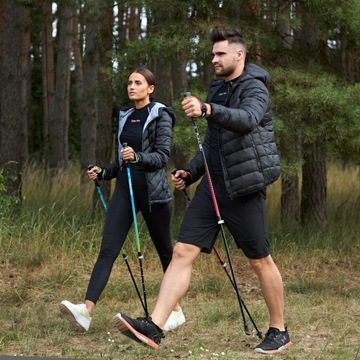 Палки для ходьбы 50% карбон NORDIC WALKING Регулируемый КОМПЛЕКТ Капитана Майка