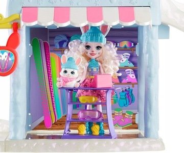 Enchantimals Zimowa chatka dom lalka królik GJX50