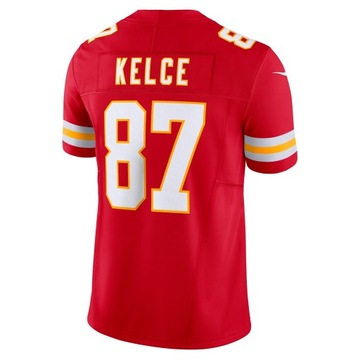 Красная футболка Travis Kelce Kansas City Chiefs Vapor FUSE Limited, 3XL