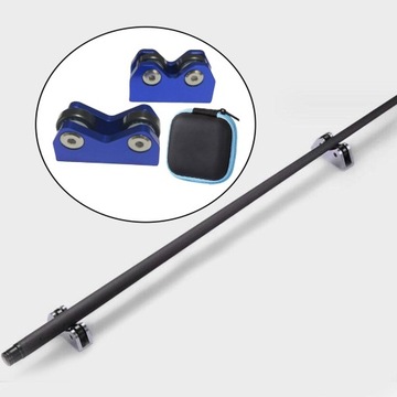 2 sztuki Bilard Cue Straightness Checker Inspect Tool Checking Men Blue