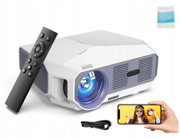 PROJEKTOR RZUTNIK 4K FULL HD 4800LM WIFI SMART TV