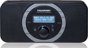 CYFROWE RADIO BLAUPUNKT RDX 120 BK NA KABEL I BATERIE DAB+ LCD