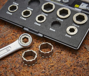 Zestaw ściągaczy do uszkodzonych śrub i nakrętek C