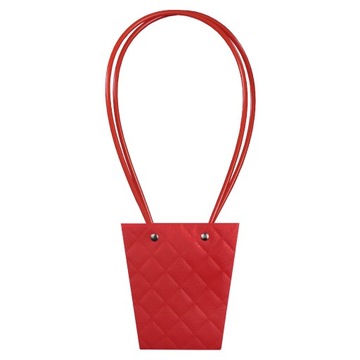 Стеганая сумка с красными цветами, 34 см, свадебный подарок, День матери