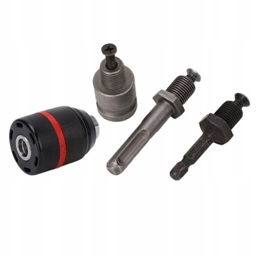 САМОЗАЖИМНЫЙ ПАТРОН ДЛЯ СВЕРЛ 2-13мм, РЕЗЬБА 1/2 + 3 ПЕРЕХОДНИКА