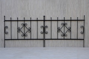 PŁOTEK OGRODOWY METALOWY 100 x 80 cm do ogrodu