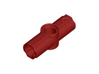 LEGO 32034 C czerwony łącznik osi #2 1szt