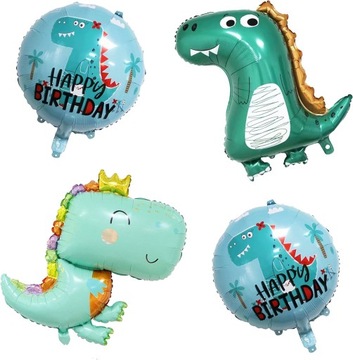 ZESTAW Balonów Dekoracje urodzinowe Dinozaur
