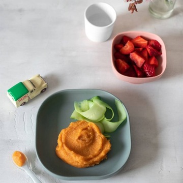 НАБОР СИЛИКОНОВОЙ ПОСУДКИ BEABA С ПРИСОСКОЙ