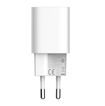 Сетевое зарядное устройство LDNIO A2318M, USB-C+USB, USB-C