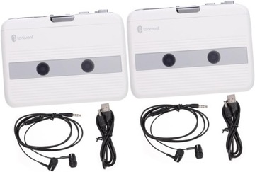 2 Szt Magnetofon Odtwarzacze Kasetowe Adapter Do Kasety Mini