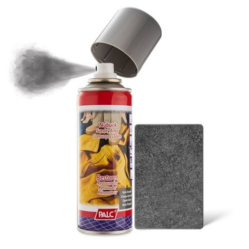 SZARY SPRAY FARBA DO BUTÓW SKÓRY ZAMSZ NUBUK 200ml