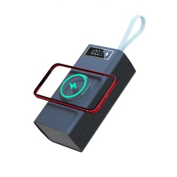 Powerbank TechPower 235 Втч 75 600 мАч PD QC Qi LCD LED 25 Вт