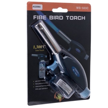 ГАЗОВАЯ ГОРЕЛКА ПАЯЛЬЦ С ЗАЖИГАНИЕМ + 5xGAS 227G