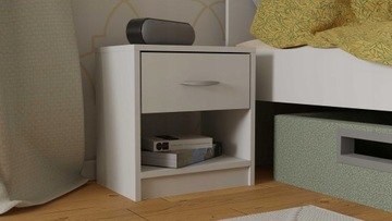 ШКАФ ПРИМОЧНЫЙ СТОЛИК NAKA MATT WHITE