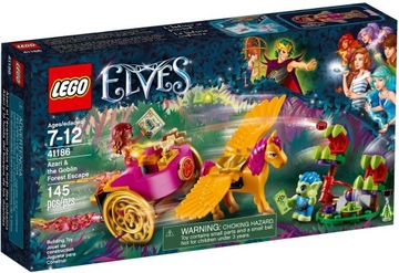 LEGO ELVES 41186 RYDWAN AZARI PEGAZ KOŃ KONIK TROL