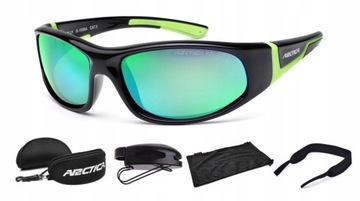 ELASTYCZNE OKULARY PRZECIWSŁONECZNE ARCTICA S-1009A DLA DZIECI + GRATIS