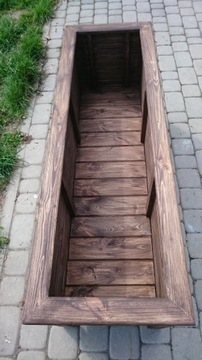 Деревянный ящик, вазон, крышка S 80х50х40