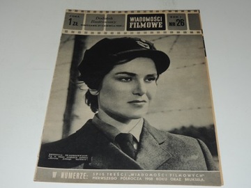 WIADOMOŚCI FILMOWE 26/1958 Iwaszkiewicz Żabczyński