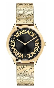 Zegarek Damski Versace LOGO HALO Złoty na Bransolecie