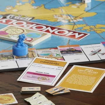 ИГРА HASBRO BIG MONOPOLY JOURNEY WORLD F4007 PL версия