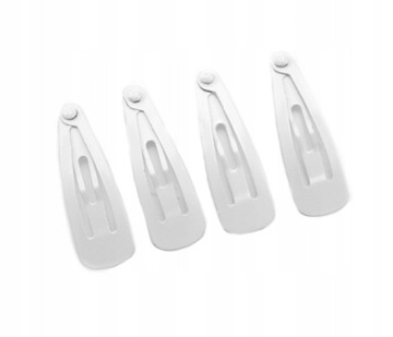 SPINKI PYKI KLASYCZNE BIAŁE 3 CM- SZT
