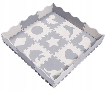 MATA PIANKOWA PUZZLE PIANKOWE EDUKACYJNE DLA DZIECI GRUBA SKŁADANA KOJEC