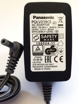 ZASILACZ ŁADOWARKA PANASONIC 6.5V 500mA PQLV219CE