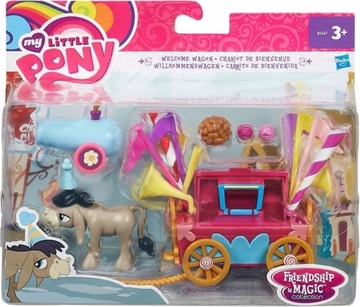 MY LITTLE PONY POWITALNY WÓZ + CRANKY DOODLE OSIOŁ