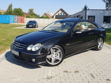 Mercedes CLK W209 Coupe C209 AMG 6.2 V8 (63 AMG) 481KM 2007 Mercedes CLK 63 AMG 6.3 AMG Rarytas Idealny Stan