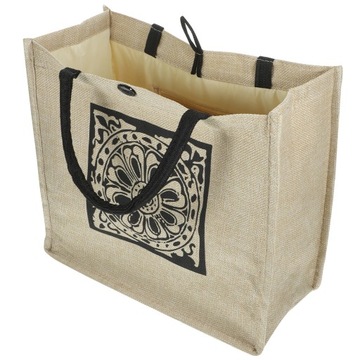 Сумка из льняной ткани Льняная с ручками Джутовая сумка для подарков