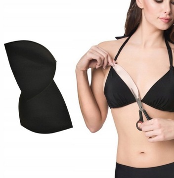 JULIMEX WKŁADKI PIANKOWE WS-18 PUSH-UP CZARNE C/D