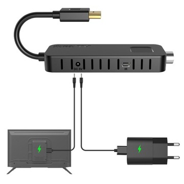 DVBT2 HEVC Mini Stick декодер наземного ТВ-тюнер