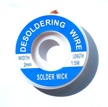 Plecionka do cyny Solder Wick 2 mm x 1,5 m