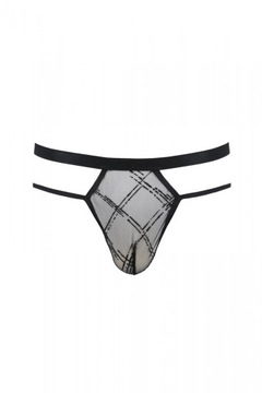 029 THONG COLLIN black L/XL - Passion Men