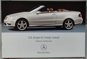 Prospekt Mercedes CLK Cabrio A209 designo Giorgio Armani 9 / 2004