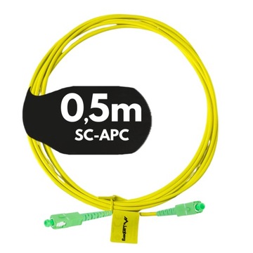 ВОЛОКОННО-ОПТИЧЕСКИЙ КАБЕЛЬ ВОЛОКОННО-ОПТИЧЕСКИЙ ПАТЧКОРД SC/APC-SC/APC SIMPLEX 0,5M