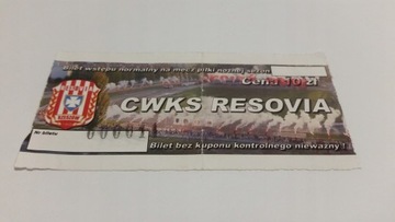 bilet RESOVIA Rzeszów 2012