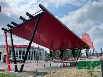 Фотоэлектрическое укрытие по индивидуальному заказу