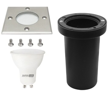 Лампа-светильник GU10 LED IP55 OVERRUN + GU10 LED 5W