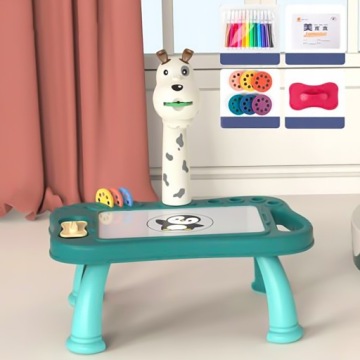 Проектор для обучения рисованию. Проектор для детей. Слайды. Подарок. Собака. Маркер