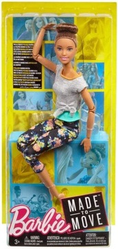 Кукла-гимнастка Barbie Made to Move FTG82