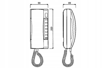 Домофон переговорное устройство URMET MIWI SCAITEL 1132/1