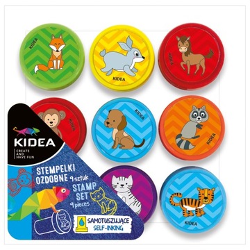 KIDEA ШТАМПЫ С ЖИВОТНЫМИ 9шт 9421