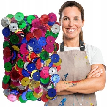 Dekoracyjne Konfetti Cekiny Kolorowe Kwiaty 14g