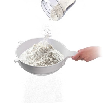 SITKO SITO GĘSTE DO NALEWEK WINA PRZETWORÓW KUCHENNE PLASTIKOWE 25cm 250 mm