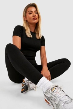 ЧЕРНЫЕ СПОРТИВНЫЕ ЛЕГИНГИ ЖЕНСКИЕ BOOHOO R.S E560123