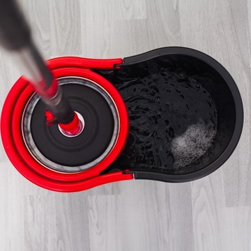 ПОВОРОТНАЯ ШВАБРА 360 SPIN COVERS НАБОР ведер из микрофибры