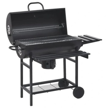 DUŻY GRILL OGRODOWY LANDGRAF + PÓŁKI + POPIELNIK